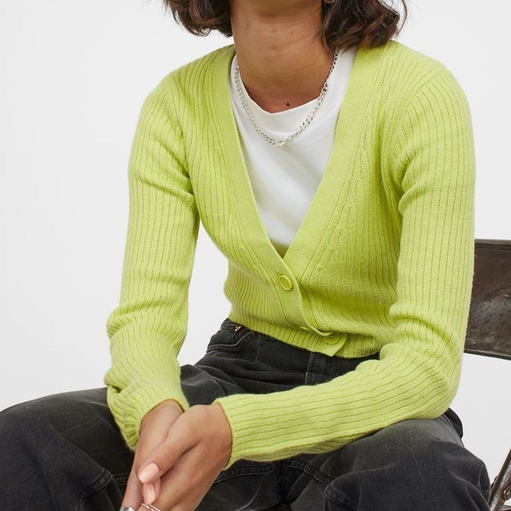 H&M Ribbed Cardigan - Small - Picture 1 of 7